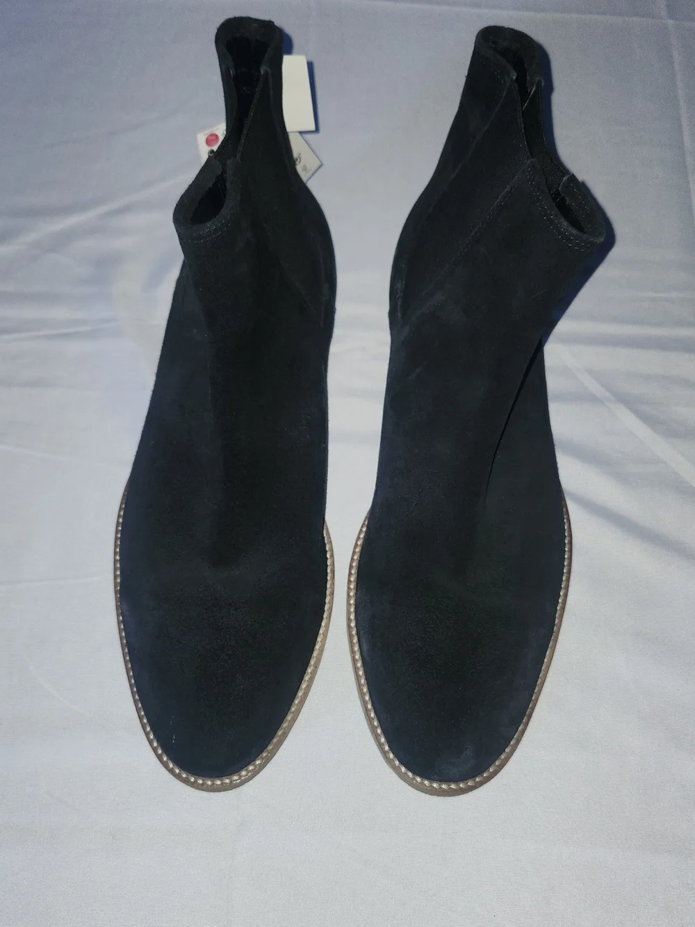 Zara Men's Black Suede Chelsea Chukka Boots Size 12, NWT